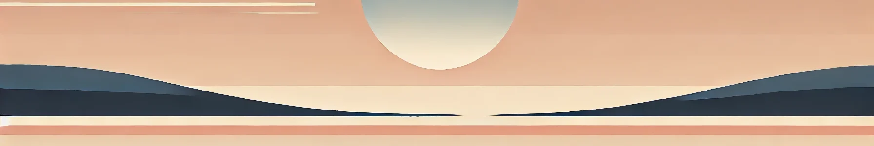 an image using a minimalist color palette of one to two colors.